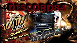 Euro Truck Simulator 2 VR: First run with ProMods and Rusmap mods - Linköping (S) to Slutsk (BY)