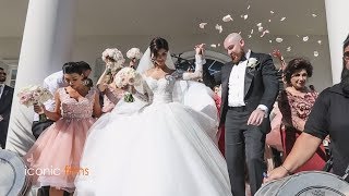 The groom meets his bride Khadijeh Mehajer in the most lavish way! LEBANESE WEDDING