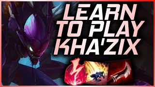 Beginner's Guide to Kha'Zix Jungle | Informative Gameplay Season 10 Walkthrough
