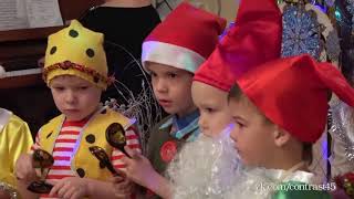 Пример в 2 видеокамеры, новый год 2016 детсад 126
