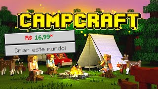 TESTEI UM ADDON DE ACAMPAMENTO QUE CUSTA 17 REAIS NO MINECRAFT PE 1.14 - CampCraft Addon (MCPE)