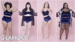 Women Sizes 0 Through 26 Try on the Same Lingerie | Glamour