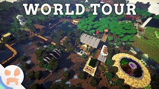COMPLETE WORLD TOUR! | Minecraft Lets Play 92 - WORLD DOWNLOAD