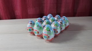 Лунтик новые Киндер сюрпризы с героями всех серий мультика 2015