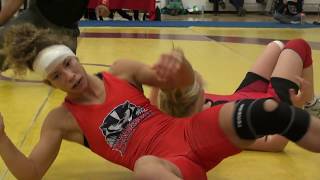 2017 York Open WW55kg Tina Mclaren (Brock) vs Hannah Little (Guelph)