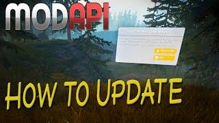 ►How To Update ModAPI, Manually - Checksum "Could Not Detect Game Version" | ModAPI & The Forest