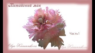 Мак махровый пионовидный.Часть1 Ольга Канунникова