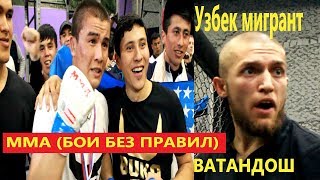 Мигранты Узбеки чемпионы Москвы ММА