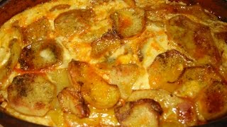 Patate me mish viçi  [[Turlitava ]] [[ Oven-Baked Steak and Potatoes ]]