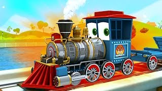appMink build a Steam Train - steam locomotive toy movies for children