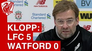Liverpool 5-0 Watford | Jurgen Klopp Post Match Press Conference