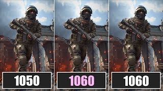 World War 3 GTX 1050 Ti vs GTX 1060 3GB vs 1060 6GB