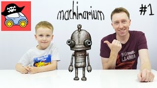? #1 ПРИКЛЮЧЕНИЯ МАЛЕНЬКОГО РОБОТА. Машинариум. Прохождение игры Machinarium. Жестянка