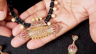 అతి తక్కువ ధరలో Handmade హారాల్లో వెరైటీస్ చూడండి | Handmade Bead Harams With Beautiful Lockets |