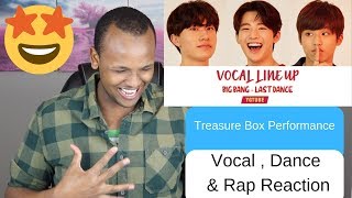 YG Treasure Box BEST Performance Ep 10 - REACTION. Vocal , Rap , and Dance