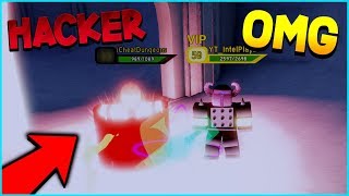 HACKER CARRIES ME | Dungeon Quest