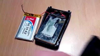 Baofeng uv-b5. Ремонт аккумулятора.