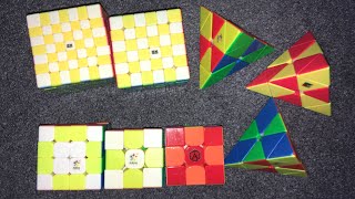 February 2019 Unboxing #2: HuangLong M Pyraminx, Big Cubes, and More