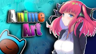 /?️?️ANIME ART/ : Nino - "Go-toubun no Hanayome" - ?IcyHazmat☢️ GD - Geometry Dash ( 2.11) ?