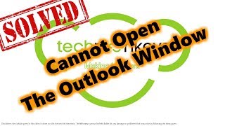 Solved: Cannot open the Outlook window. The set of folders cannot be opened. - Tips #3