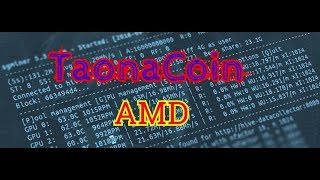 taonacoin майнинг на AMD майнером sgminer 5.5.5 x16r