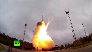 Видео пуска ракеты «Ярс» с космодрома Плесецк по цели на Камчатке