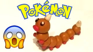 ЛЕПИМ ПОКЕМОНА ВИДЛА ИЗ ПЛАСТИЛИНА | WEEDLE POKEMON