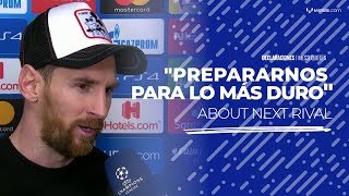 Messi, tras el triunfo sobre Lyon: "Todos los rivales que quedan son muy complicados"