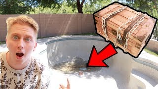 WE FOUND A TREASURE CHEST ON THE BOTTOM OF THE POOL/SWAMP! WE OPENED IT! GM MESSAGE?