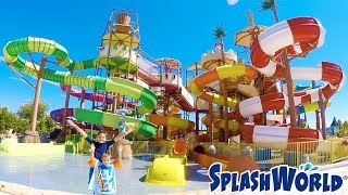 VLOG - INCROYABLES TOBOGGANS AQUATIQUES AU PARC SPLASHWORLD ?