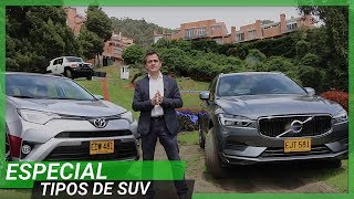 Tipos de SUV o clasificación de SUV