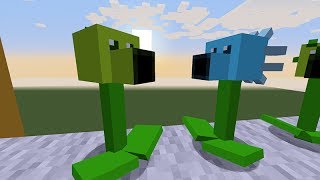 Minecraft Vs Plants Vs Zombies Guisantes Vs Zombies