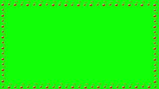 Green Screen Animation Notes Frame. Футаж рамка для видео youtube ноты музыка Zöld Scream
