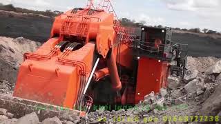 Máy xúc lớn nhất thế giới Hitahci EX8000 , nặng 811 tấn , 1 lần xúc lớn nhất 16 tấn