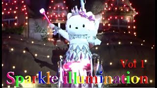 ? ハローキティ イルミネーション ? サンリオピューロランド① Hello Kitty Land ? SPARKLE !  Illumination 1  Привет Китти