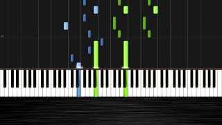 Eminem - The Monster ft. Rihanna - Piano Tutorial - Synthesia
