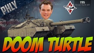 War Thunder Tanks- T-95 DOOM TURTLE - Funny Tank GAMEPLAY!