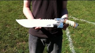 Nerf ZombieStrike Machete - Range Test (Stock)