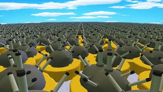 WORLD'S BIGGEST MINEFIELD! (Turbo Dismount #8)