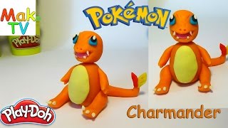 How to make a Charmander Pokemon Go of Play-Doh. Как слепить Чармандер Покемон Го из пластилина.
