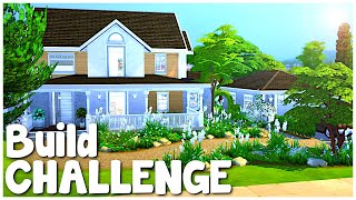 BRIGHT FAMILY HOME || lilsimsie's Build Challenge || The Sims 4: Speed Build (No CC)