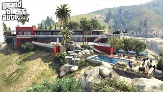 HUGE BILLIONAIRE MEGA MANSION PARTY!! - SIGNING BILLION DOLLAR DEAL (GTA 5 REAL LIFE PC MOD)