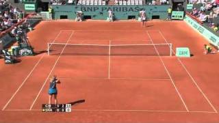 Dominika Cibulkova vs. Maria Sharapova RG 2009 Highlights