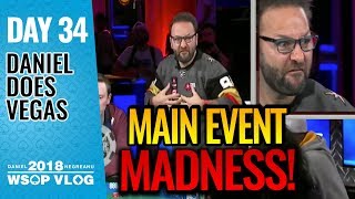 Main Event Day 1 MADNESS! - 2018 WSOP VLOG Day 34