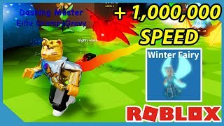 I am the Fastest Player on the Fairy World - Roblox Dashing Simulator