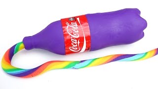DIY How To Make Frozen Anna Coca Cola Play Doh Mighty Toys Modelling Clay