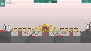 6 Poly Bridge Solutions [30m Double Overpass Drawbridge 2-4]