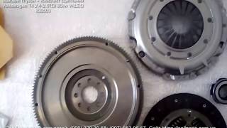 Маховик глухой + комплект сцепления Volkswagen T4 2.4-2.5TDI 65kw VALEO 835003