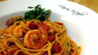 Linguine with Shrimp Al Diablo Recipe by Laura Vitale "Laura In The Kitchen" Episode 44