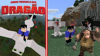 SAIU! ADDON COMO TREINAR SEU DRAGÃO 3 NO MCPE ( Minecraft PE )